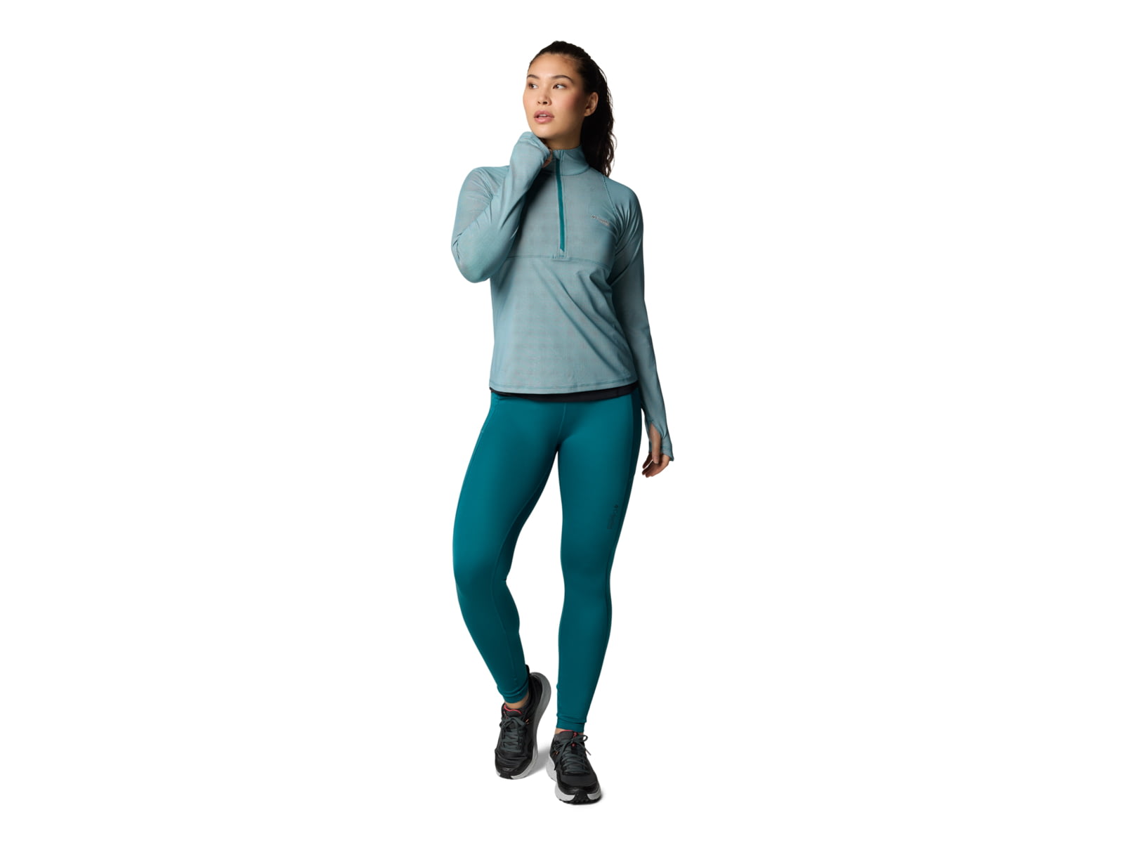 Columbia Summit Valley Legging - Women's River Blue/Black