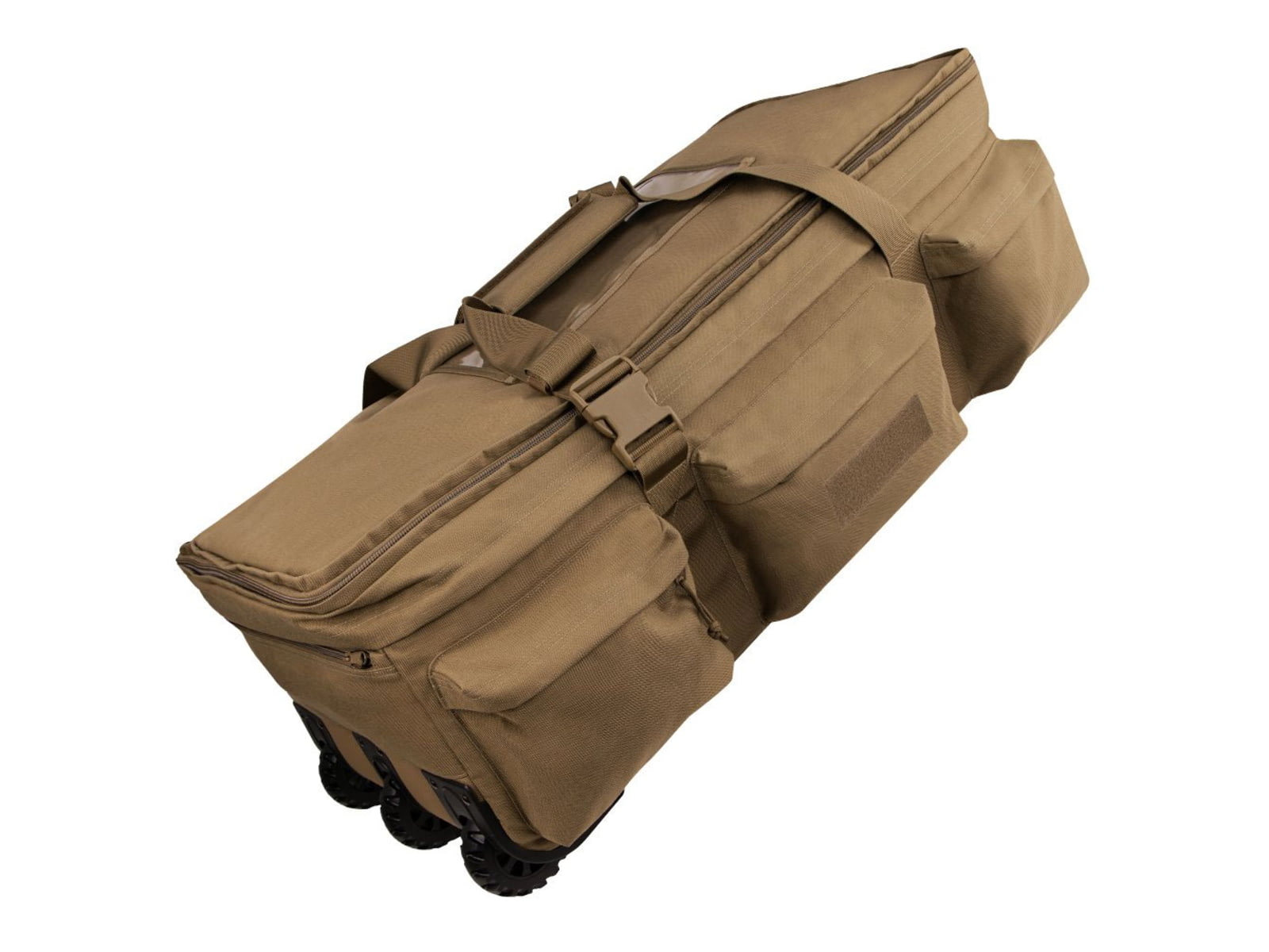 Condor Outdoor 37in Haul Rolling Duffle Bag Coyote Brown