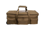 Condor Outdoor 37in Haul Rolling Duffle Bag Coyote Brown