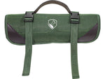 Condor Tool and Knife 12 Folding Knives Carry Roll 14in Overall Canvas/Leather Green CTK-CCFR