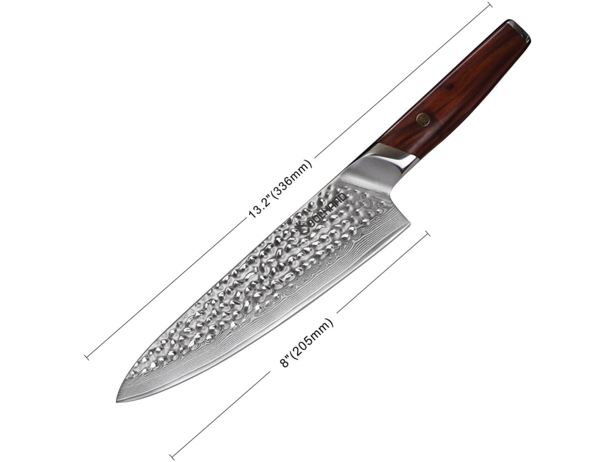 Cool Hand Chef's Cocobolo 8.00 in Kitchen Knife 7198DCB