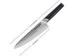 Cool Hand Chef's 8.00 in Kitchen Knife Black G10 7198CG10