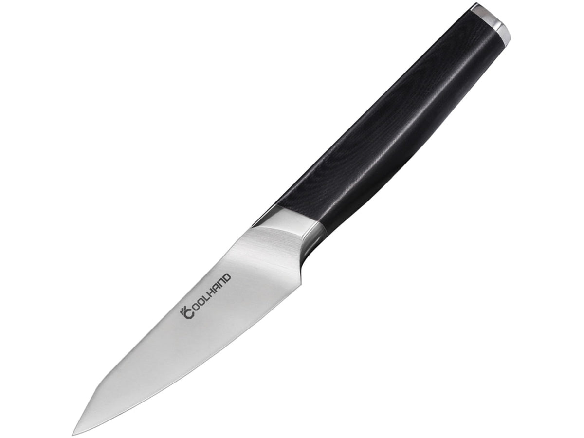 Cool Hand Paring Handle 3.50 in Kitchen Knife Black G10 7193GG10