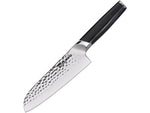 Cool Hand Santoku Handle 7.00 in Kitchen Knife Black G10 7197CG10