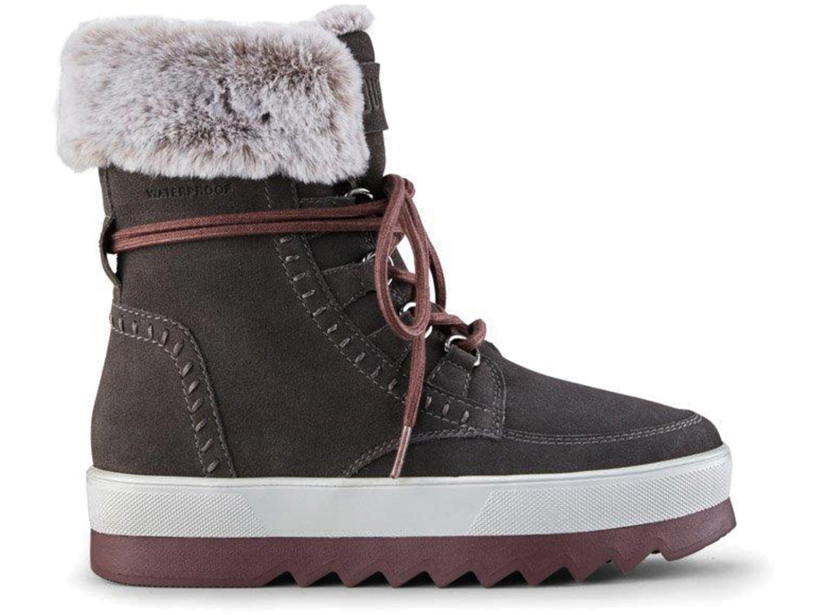 Cougar Vanetta Suede Mid Boot - Women's Pewter 6 Vanetta-Pewter-6
