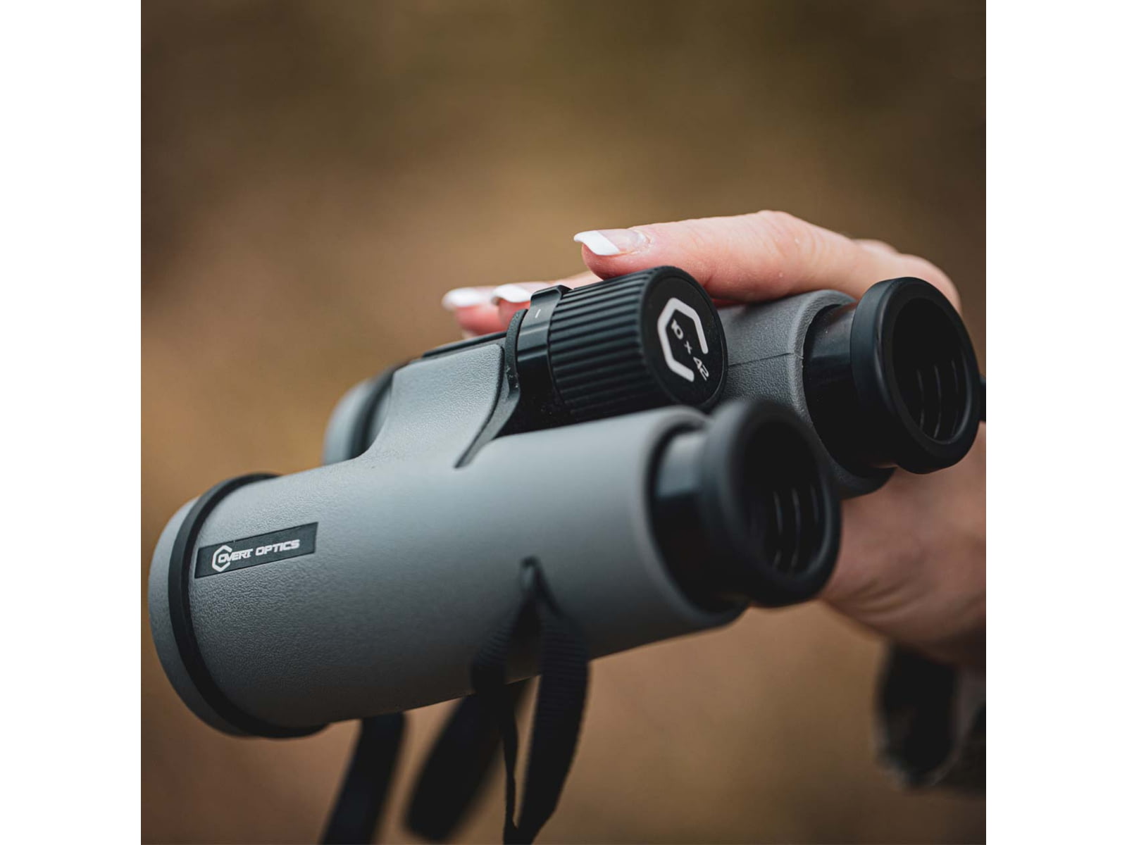 Covert Optics 8x42 Binocular Roof Prism Grey