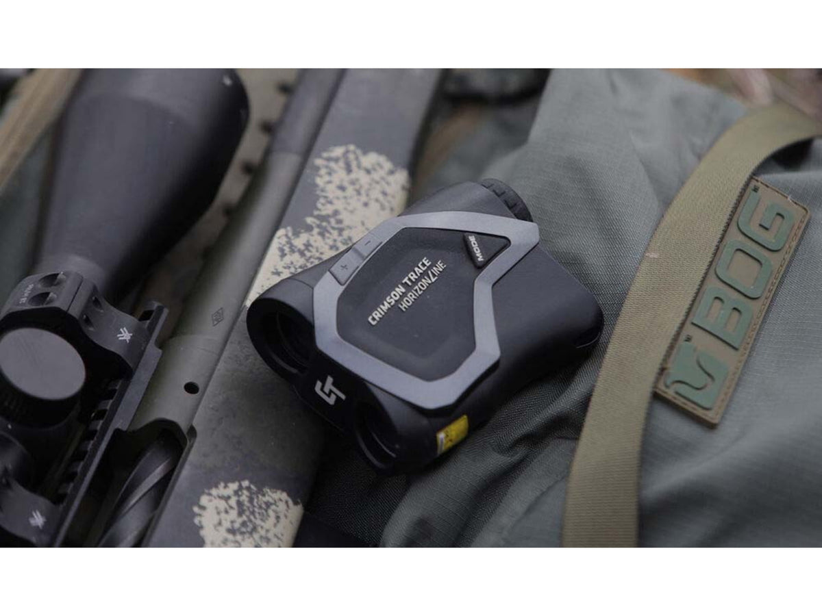 Crimson Trace HorizonLine 4000 7x22mm Handheld Laser Rangefinder Aerospace Aluminum Black/Grey 01-3001999