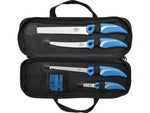 Cuda 6 pc Knife and Sharpener Set w/Case 18133