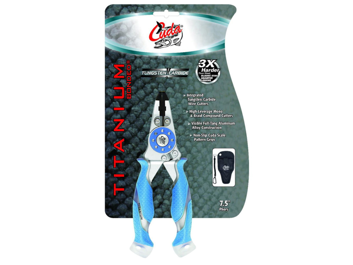 Cuda 7.5 Ti Mono/Braid Fishing Pliers/Cutter 18846