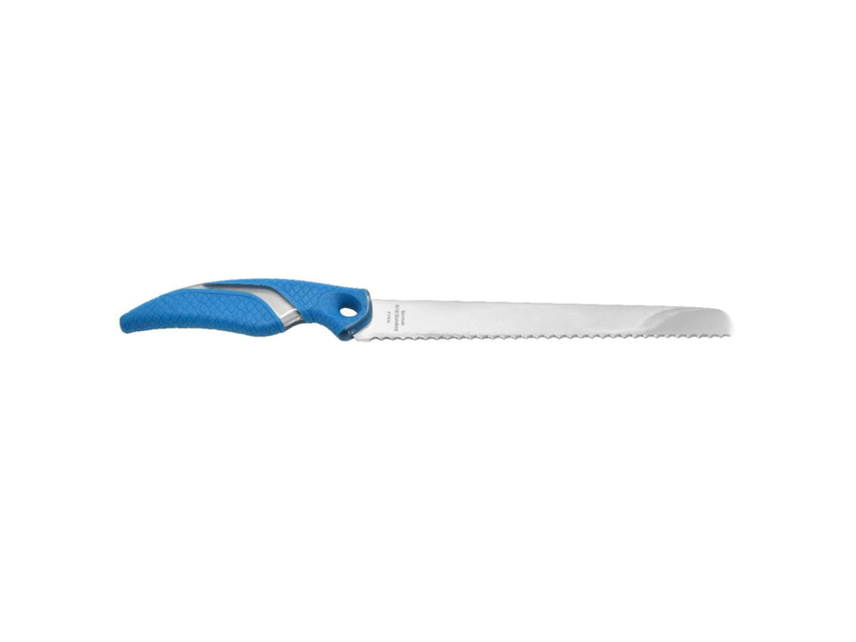 Cuda 9in Titanium Bonded Chunk Knive Titanium Bonded Blade Non-Slip Cuda Scale Pattern Grips 18830