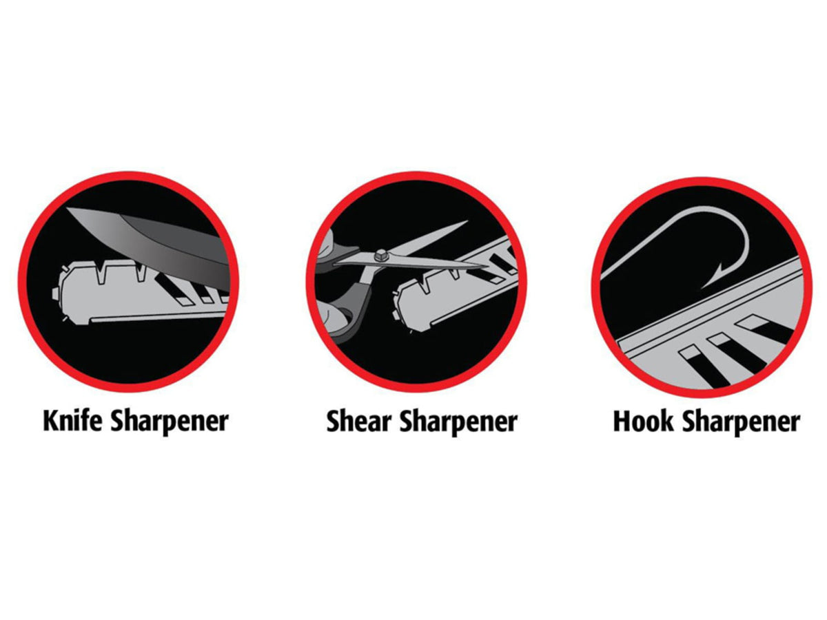 Cuda Knive Shear And Hook Sharpener w/ Flathead Drivers 18097