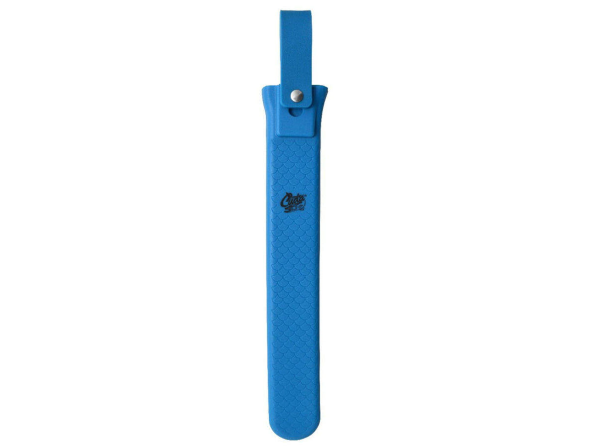 Cuda Knives Cuda 7 in Fillet With Sheath Fixed Blade Knife 7in German 4116 Steel Standard Edge Blue Synthetic Handle 18124