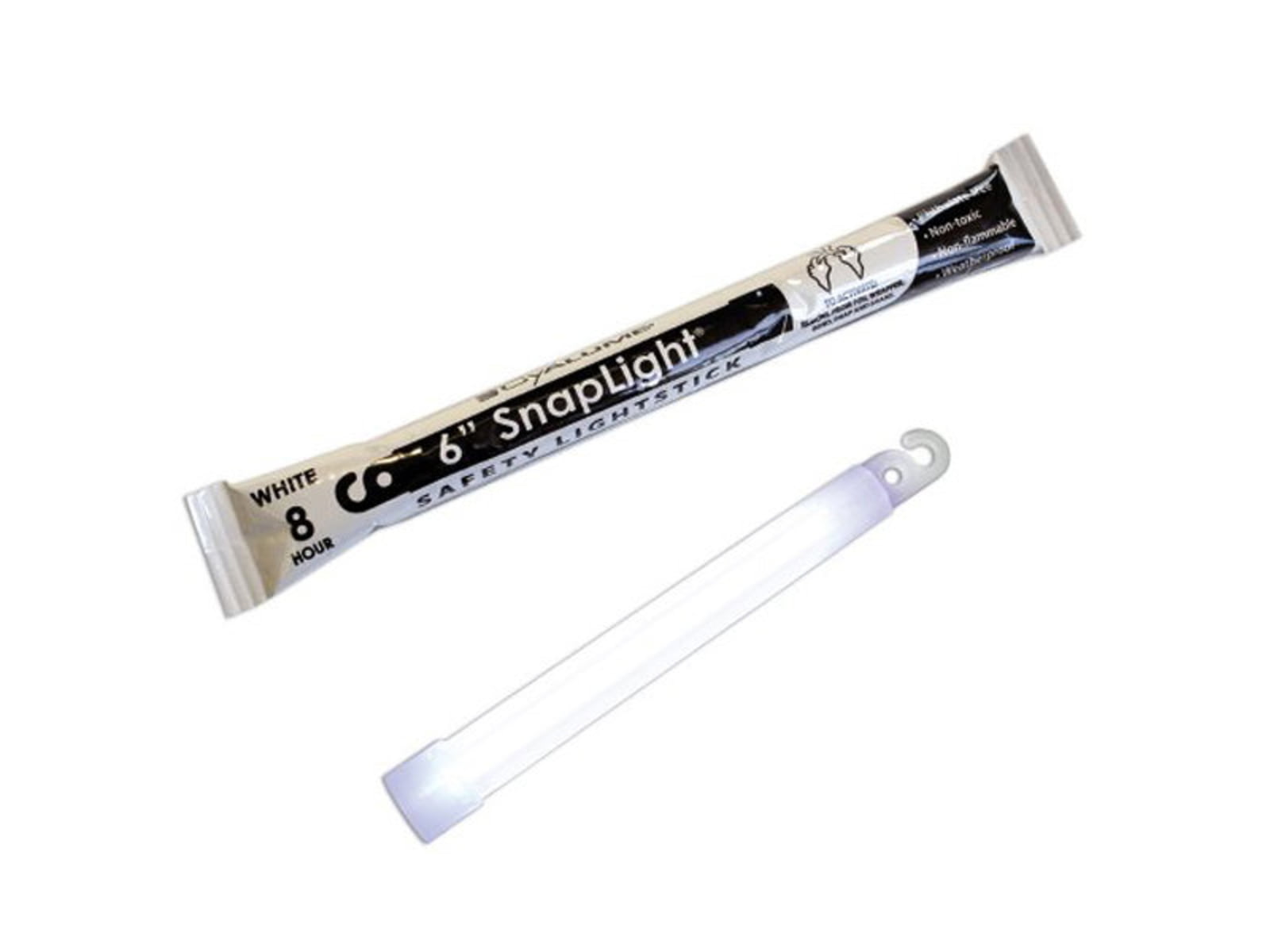 Cyalume Snaplight 6in. White 8hr. NON-TOXIC NO CYW8H