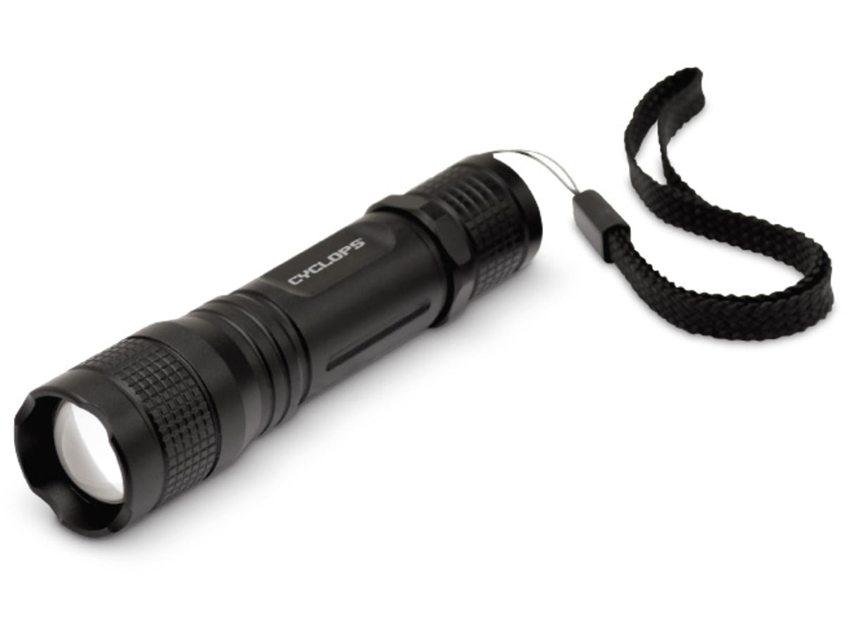 Cyclops 150 Lumen Tactical Flashlight Black CYC-TF150