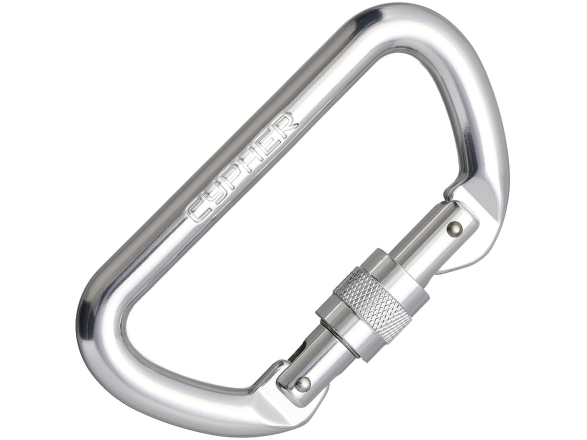 Cypher D Screw Gate Carabiner