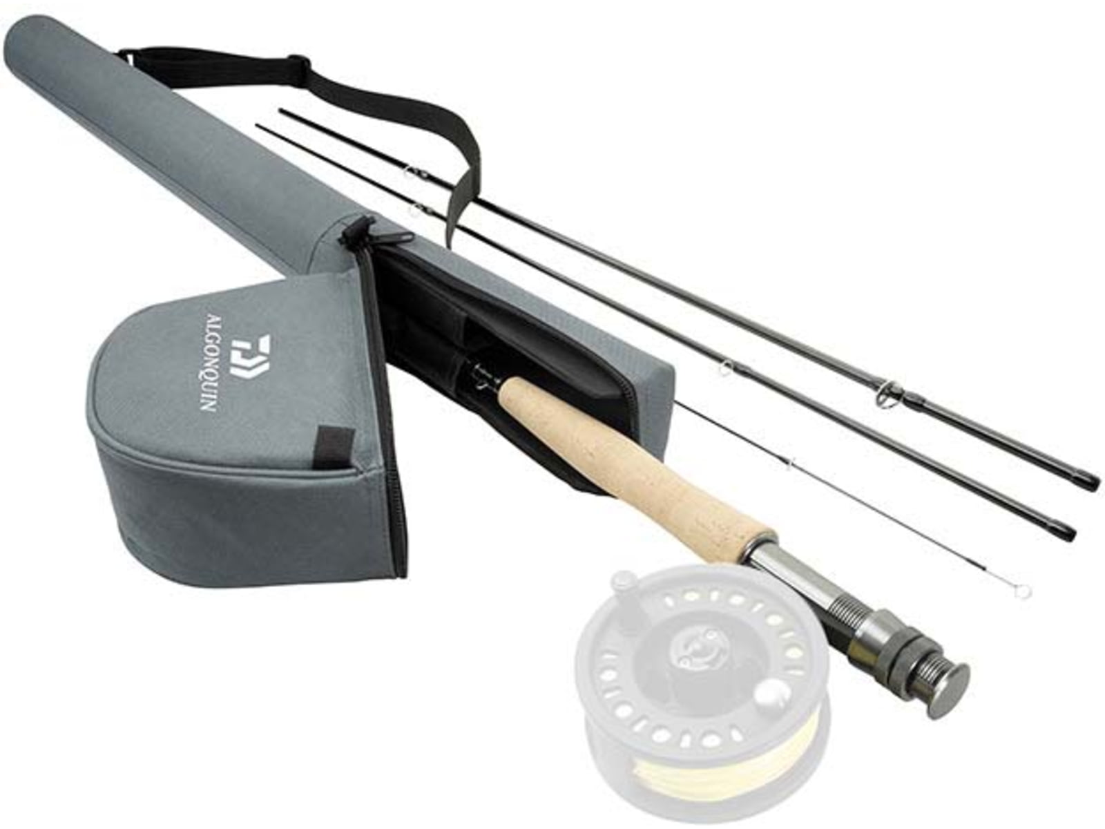Daiwa Algonquin Fly Travel Rod w /Tube 9ft6 9 Line Weight 4 Pieces