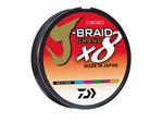 Daiwa J-Braid 8X Braided Line w/Bulk Spool 3000yds 8lb Dark Green