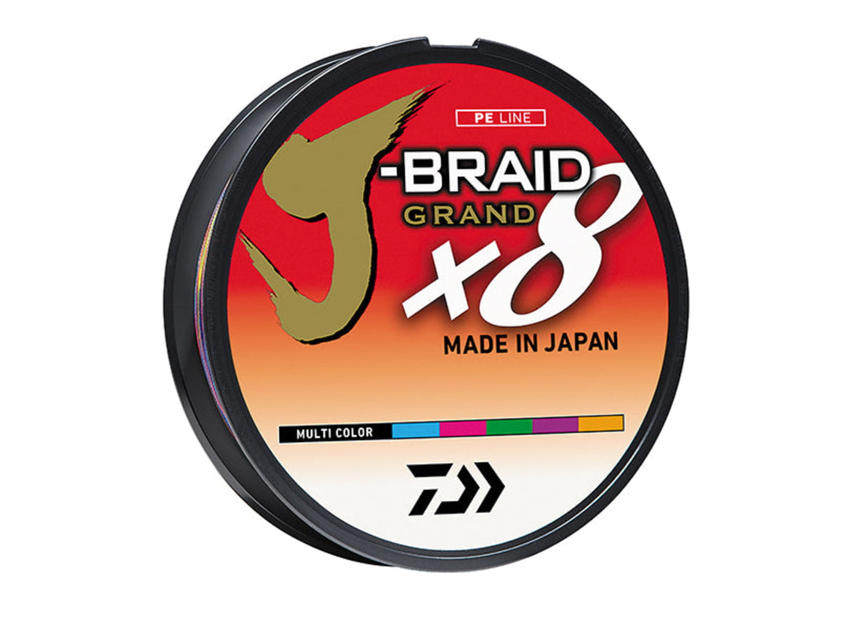 Daiwa J-Braid 8X Braided Line w/Bulk Spool 3000yds 8lb Dark Green