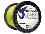 Daiwa J-Braid 4X Braided Line w/ Bulk Spool 8lb 3000yd Dark Green