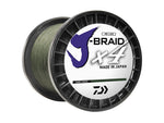 Daiwa J-Braid 4X Braided Line w/ Bulk Spool 8lb 3000yd Dark Green