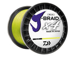Daiwa J-Braid 4X Braided Line w/ Bulk Spool 8lb 3000yd Dark Green