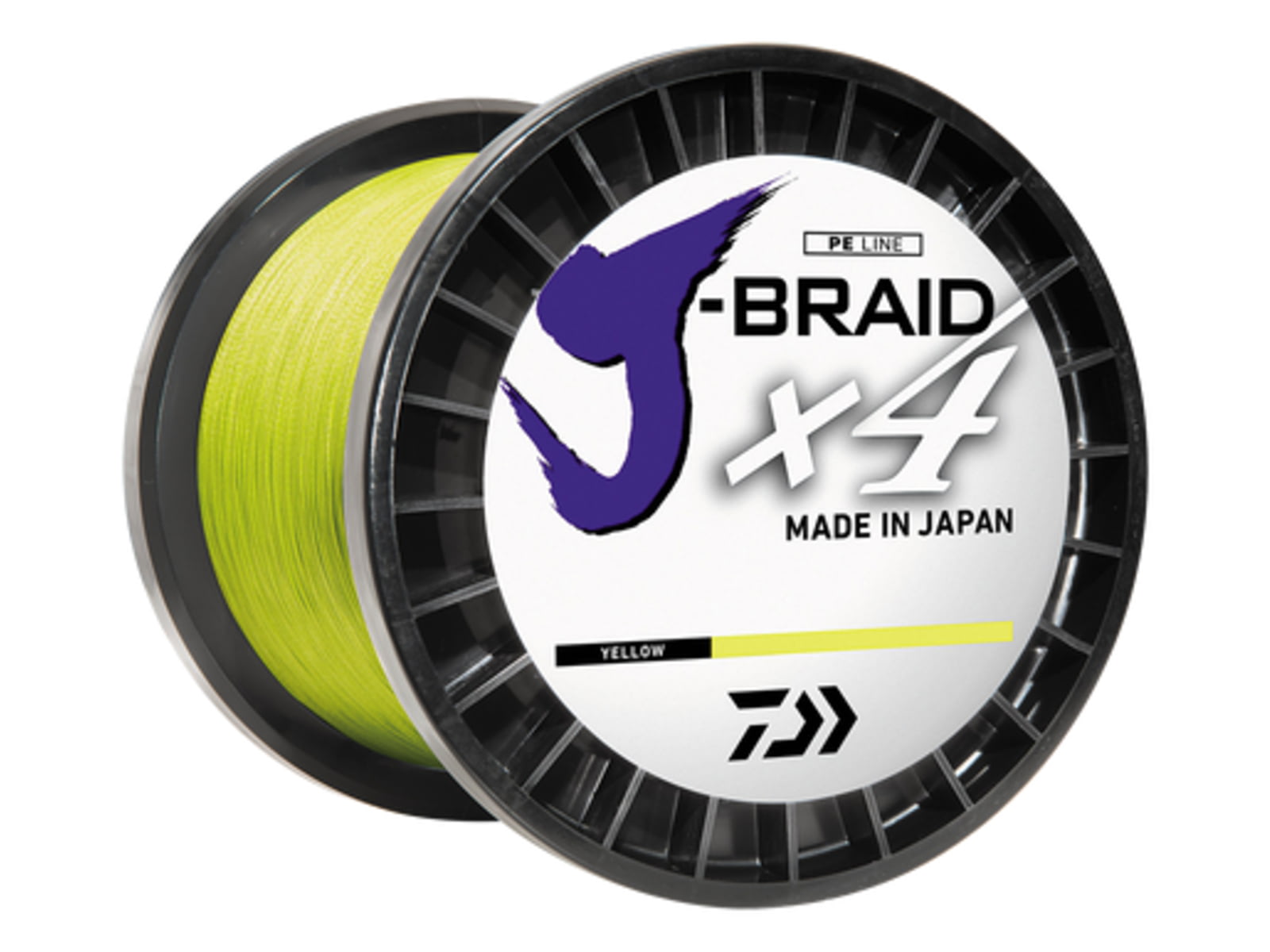 Daiwa J-Braid 4X Braided Line w/ Bulk Spool 8lb 3000yd Dark Green