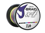 Daiwa J-Braid 4X Braided Line w/ Bulk Spool 8lb 3000yd Dark Green