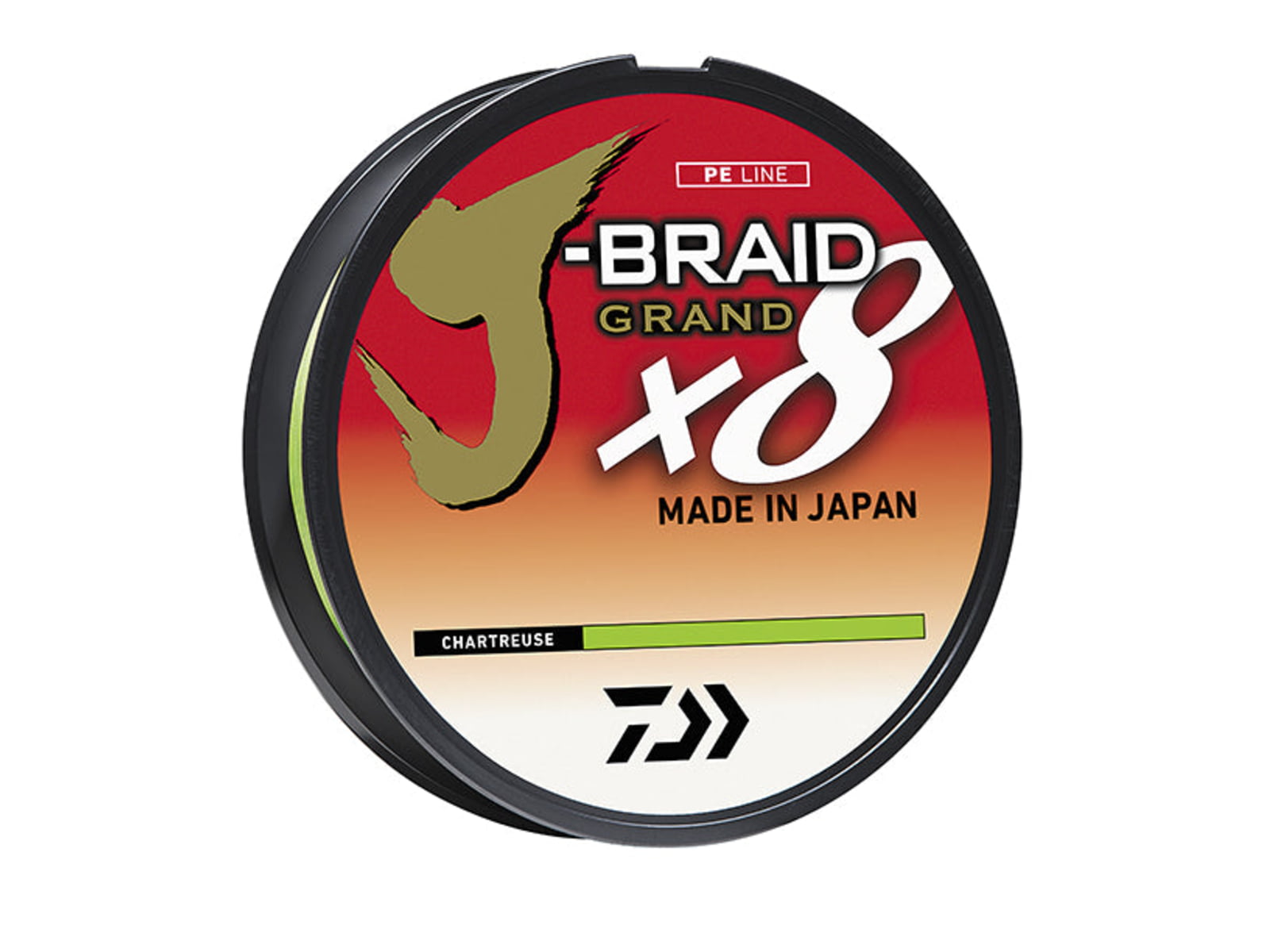 Daiwa J-Braid x8 Grand Braid Line w/Bulk Spool 3000yds 10lb Gray Light