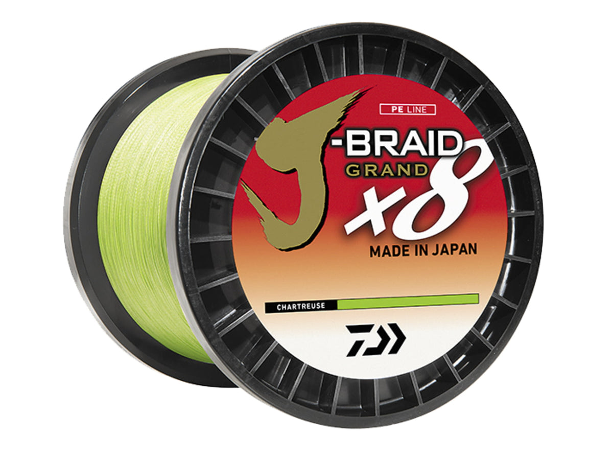 Daiwa J-Braid x8 Grand Braid Line w/Bulk Spool 3000yds 10lb Gray Light
