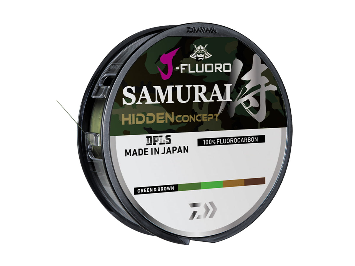 Daiwa J-Fluoro Samurai Hidden Fluorocarbon Line w/Leader 220 6lb