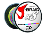 Daiwa J-Braid 8X Braided Line w/Bulk Spool 3000yds 8lb Dark Green