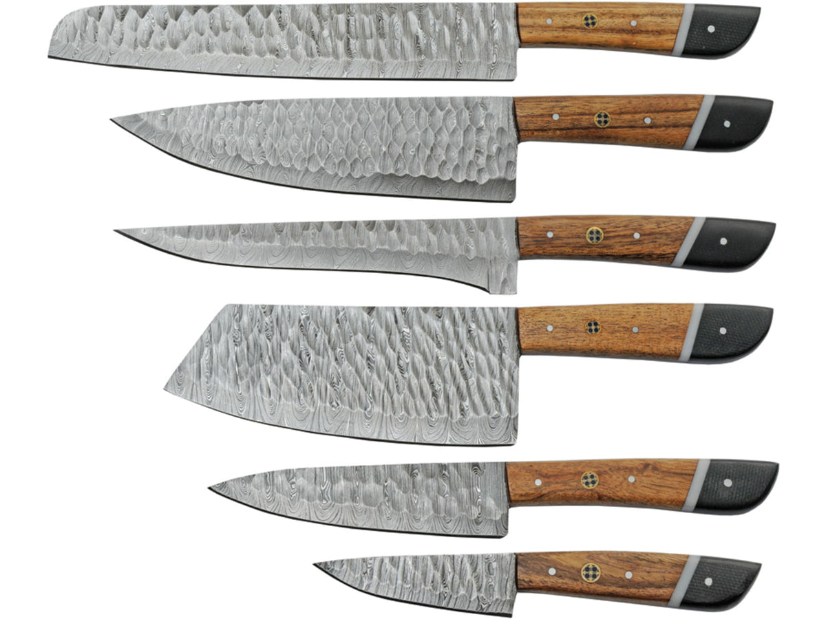 Damascus Saddlewood Kitchen Set w roll DM1398