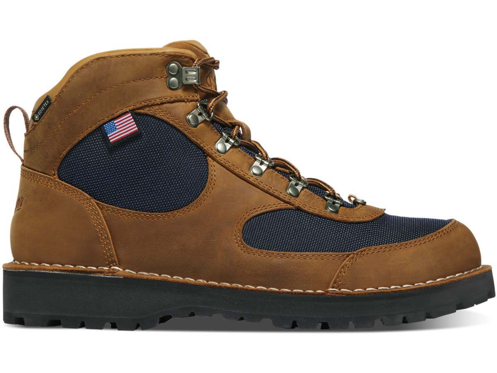Danner Cascade Crest 5in GTX Hiking Shoes - Men's Regular Grizzly Brown/Ursa Blue 10.5 US