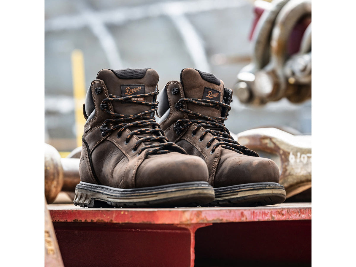 Danner Steel Yard 6in Steel Toe Work Boot - Men's Brown 7 US Medium