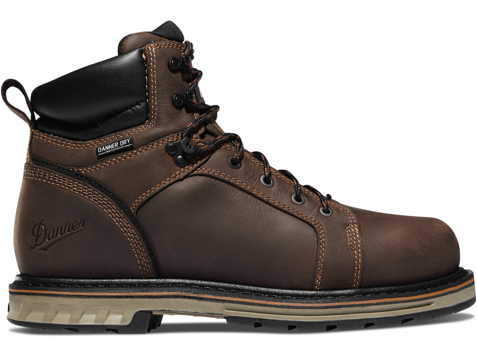 Danner Steel Yard 6in Steel Toe Work Boot - Men's Brown 7 US Medium