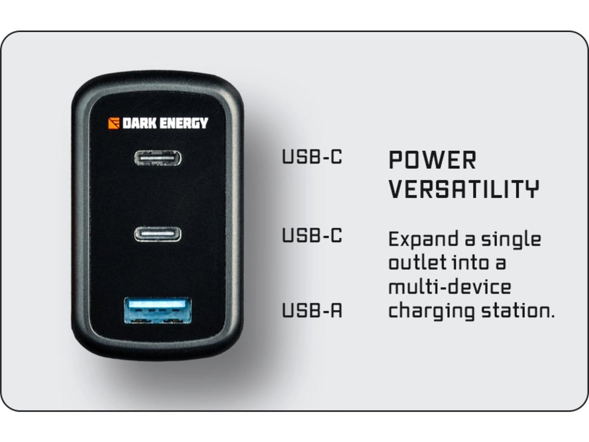 Dark Energy PD-Enabled 65W AC Adapter Black PD65WAC