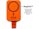 Dark Energy Poseidon Nano Wireless Power Bank HiVis Orange PN30HVBR