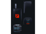 Dark Energy PD-enabled 20W AC adptr w/USB-A and USB-C Black PD20WAC2