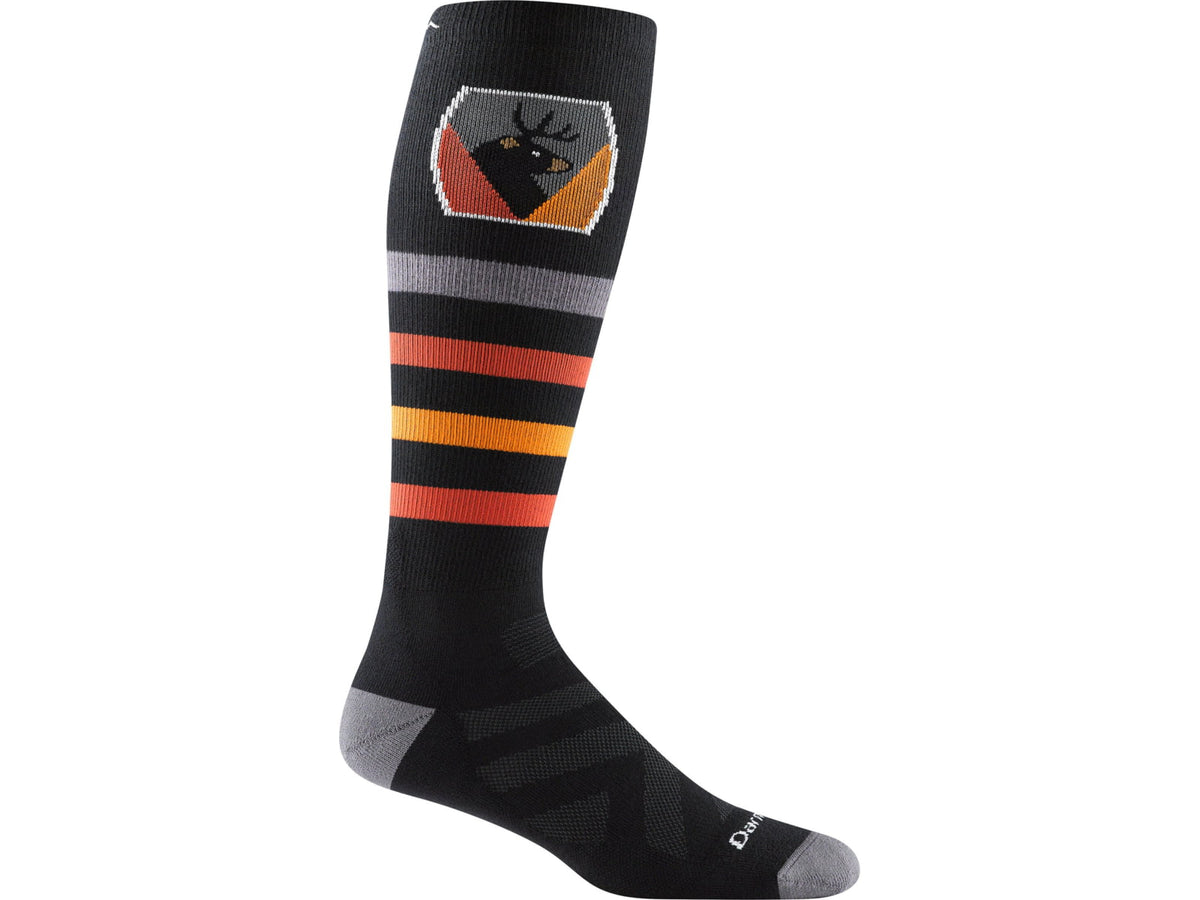 Darn Tough Beer Badge Thermolite OTC Midweight w/ Cushion Socks - Men's Black Large