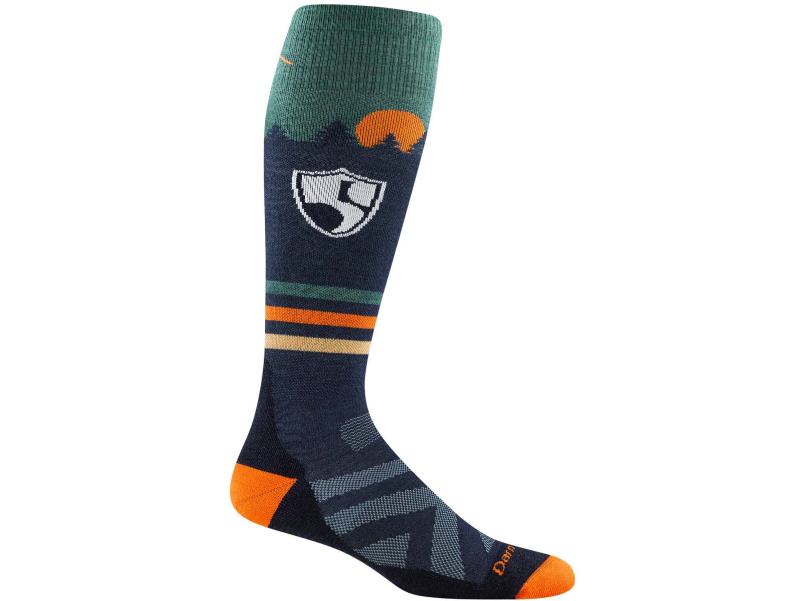 Darn Tough High Fives OTC Midweight With Cushion - Men's Eclipse