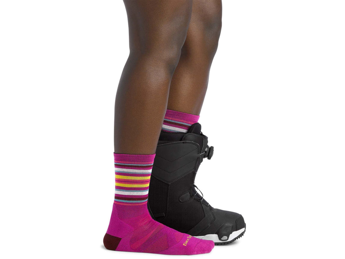Darn Tough Oslo Nordic Boot Lightweight With Cushion Socks - Women's Clover Large