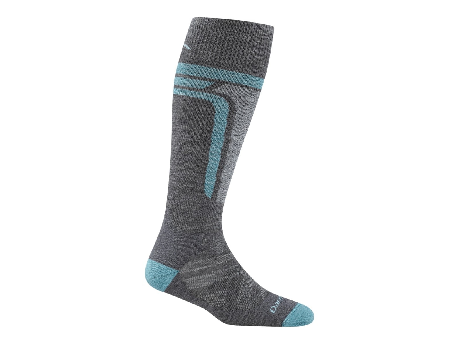 Darn Tough Edge OTC Midweight with Cushion w/ Padded Shin Socks - Women's Gray
