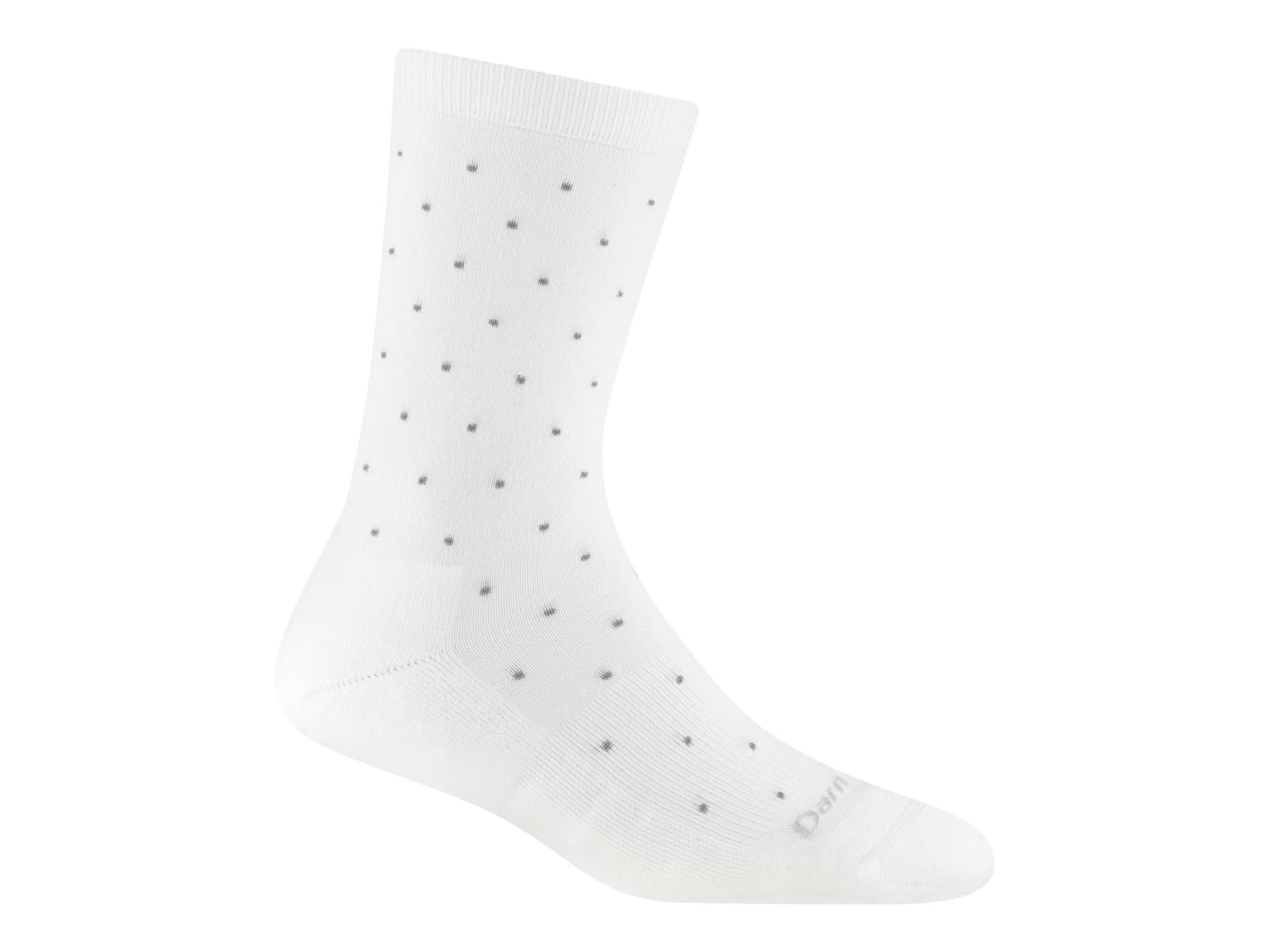 Darn Tough Pin Drop Crew Lightweight with Cushion Socks - Women's White Large