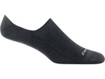 Darn Tough Topless Solid No Show Hidden Lightweight Sock - Mens Black Medium