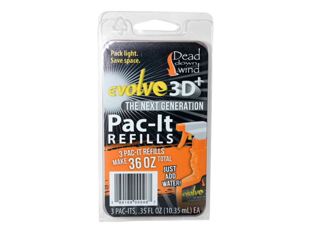 Dead Down Wind 3D+ Pac-It Field Spray Refills 3 pk. 1310