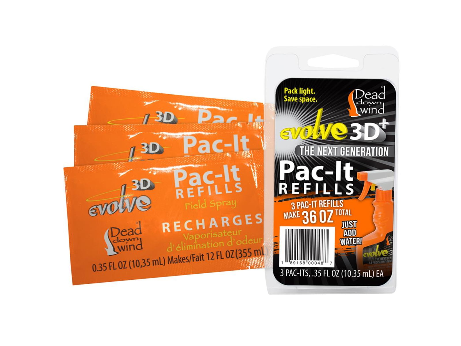 Dead Down Wind 3D+ Pac-It Field Spray Refills 3 pk. 1310