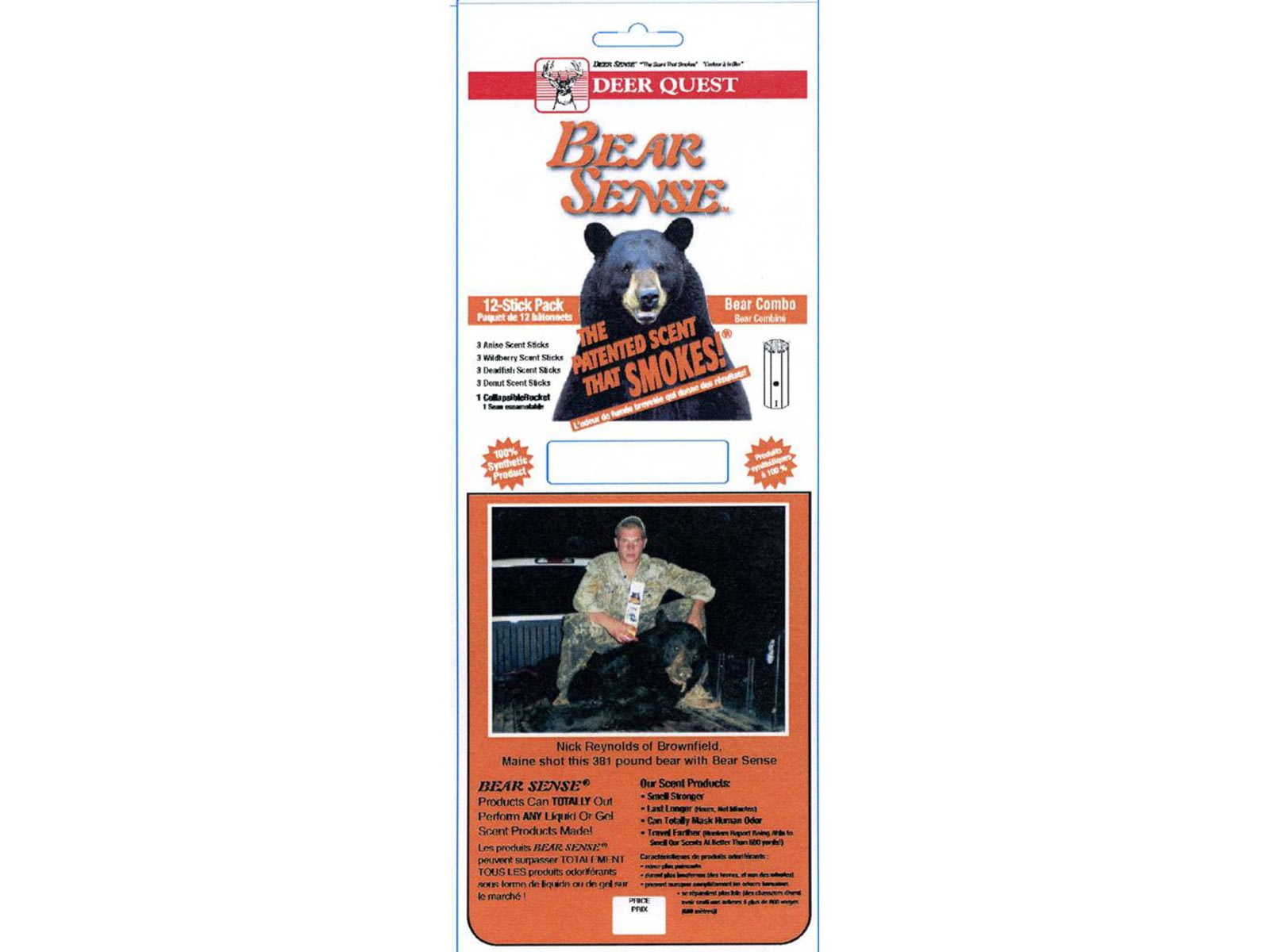 Deer Quest Bear Sense Combo w/Bucket 12 pk. 27