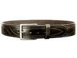 DeSantis 1 3/4in. Fancy Stitched Lined Leather Belt Lined