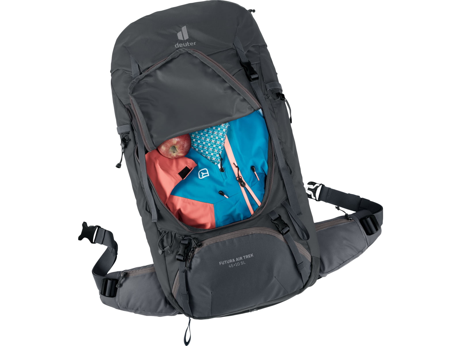 Deuter Futura Air Trek 45 + 10 SL Pack - Women's Black-Graphite