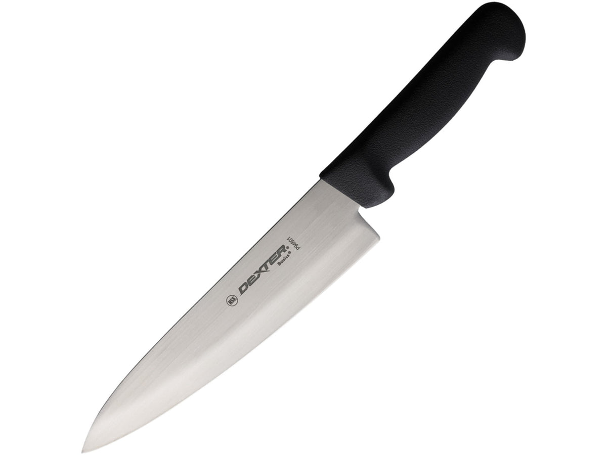 Dexter Russell Chef's 8.00 in Kitchen Knife Black polypropylene P94801B